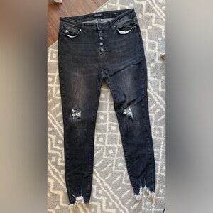 Judy Blue Black Button Fly Skinny Jean JB88129 🖤